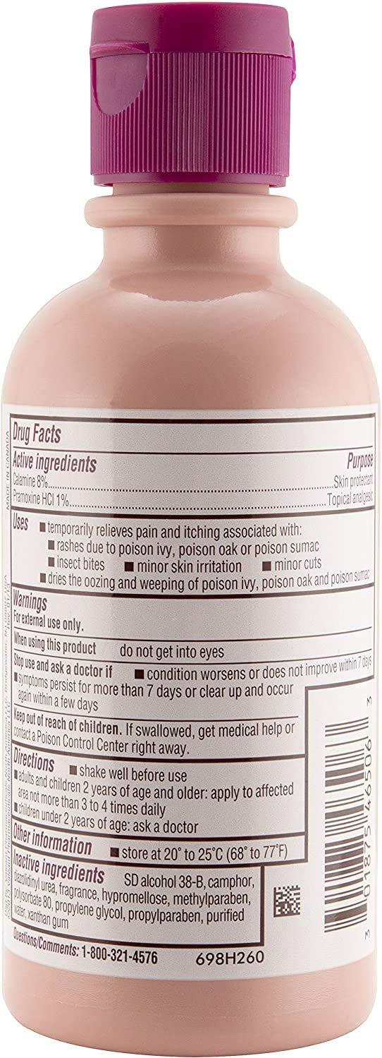 Caladryl Caladryl Pink Calamine Skin Protectant Plus Itch Relief, 6 Ounce Bottle (2 Packs(6.0 Ounce))