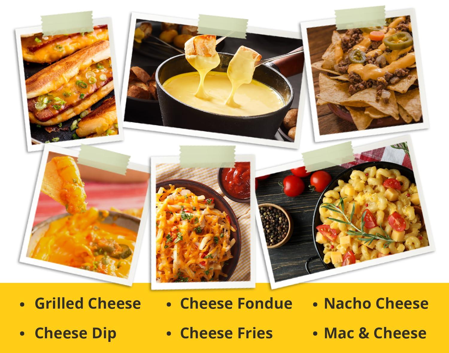 LIVING JIN Vegan Cheese Powder for making Vegan Cheese Sauce, Dairy Free Cheese Powder, Plant Based Cheese, Cheddar Cheese Flavor, Vegan Mac & Cheese, Vegan Nacho Cheese, Cheese Dip (6oz powder makes 14oz sauce)