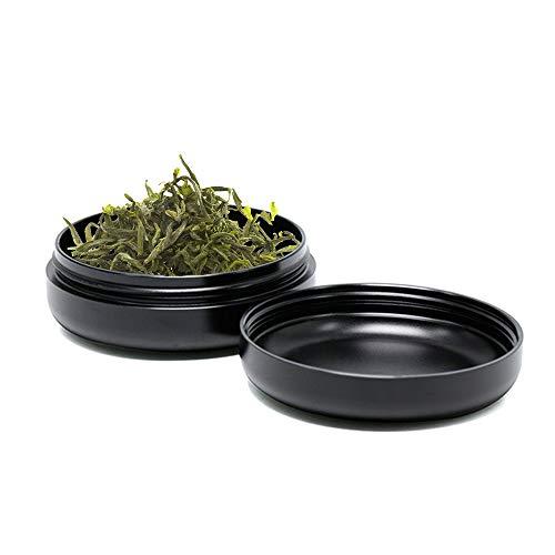 ENINFUT Premium Aluminum Container, Smell Proof Container for Travel, Mini Aluminum Sturdy Storage Jar Locks in Smelly Odor, Airtight & Waterproof, Portable, Pocket-Sized, Airtight, No Smell Container