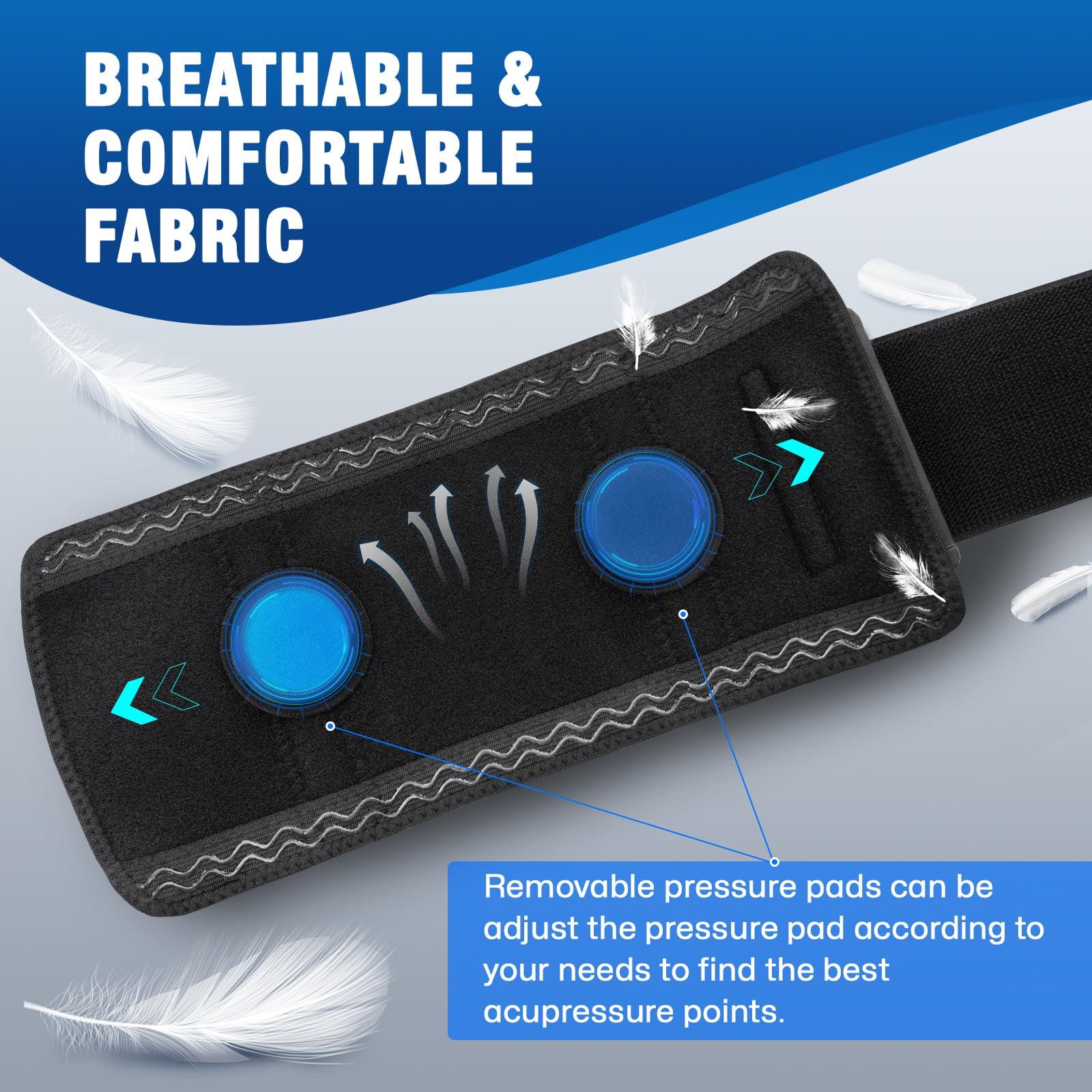 Healrecux Healrecux Sciatica Pain Relief Devices Brace, Sciatica Nerve Leg Brace for Sciatic Pain Relief, Sciatica Knee Braces with Dual Pressure Pads Targeted Compression for Sciatica Relief