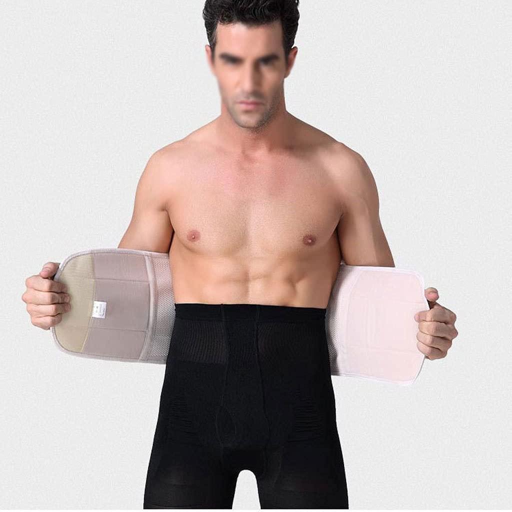 NEWCES Lumbar Support Back Brace Belt Relief For Back Pain Herniated Disc Spine Steel Plate Support Adjustable Support Straps Lower Back Belt Posture Corrector Support ( Color : Beige Size : 2X Grande ( Colo