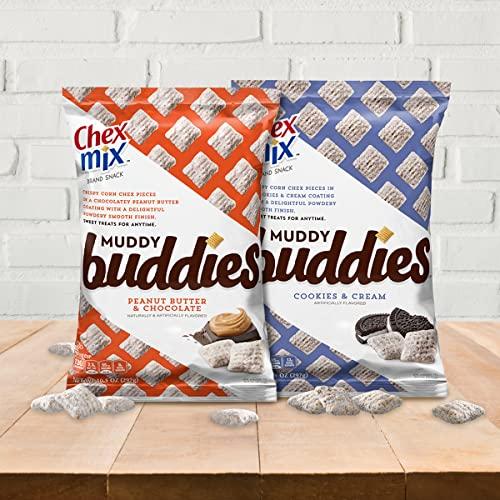 Chex Mix Chex Mix Muddy Buddies, Peanut Butter and Chocolate Snack Mix, 7 oz (Pack of 10)