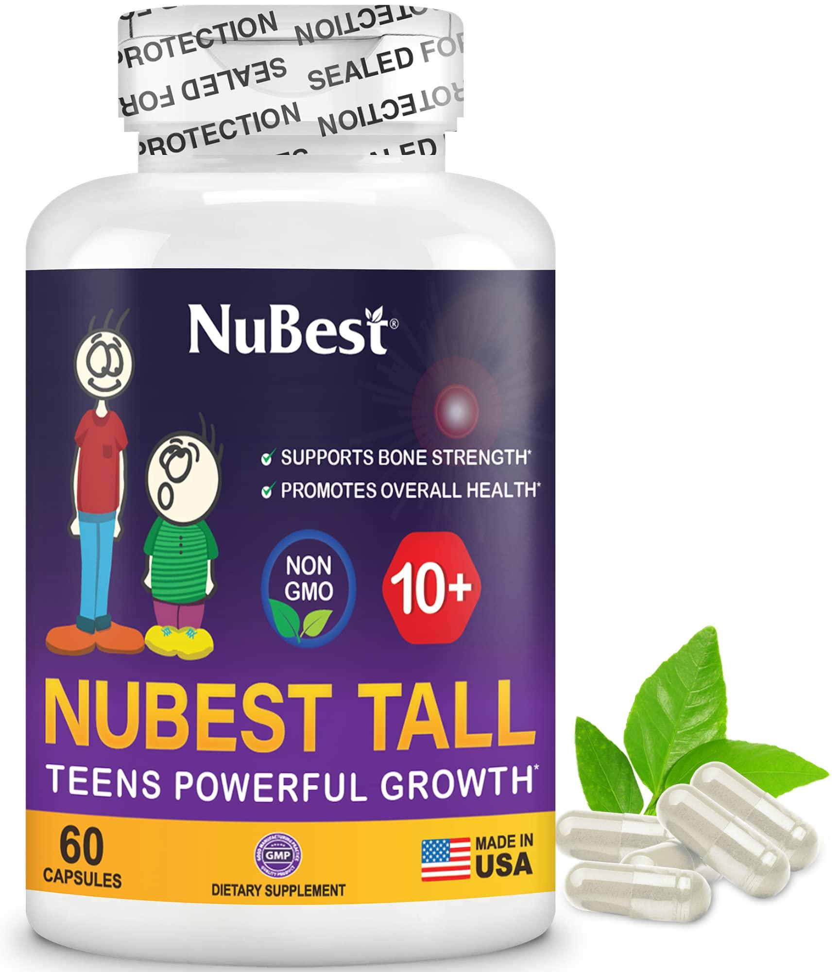 NuBest NuBest Tall 10+ - Advanced Bone Strength Formula - Supports Immunity, Healthy Development & Optimal Wellness - for Children (10+) & Teens Who Drink Milk Daily - 2 Pack | 2 Months Supply
