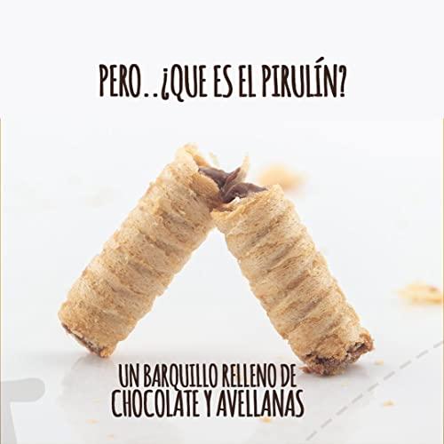 Pirulin Venezuela Pirulin Chocolate –Barquillas rellenas de Chocolate y Avellanas, Original de Venezuela / Pirulin Chocolate–Rolled Wafer Filled with Hazelnuts and Chocolate, Original from Venezuela (2Pack/380gr TOTAL)