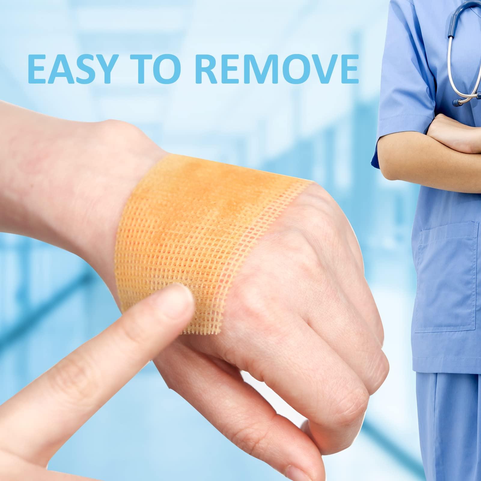 Dr. Med Dr. Med Manuka Honey Gauze Dressing 4\" x 4\", (5 PCS/Box) Honey Medical Bandage Wound Care Patch for Minor Abrasions, Cuts, Lacerations, Scald and Burns for Wound Healing, Chemical and Drug Free