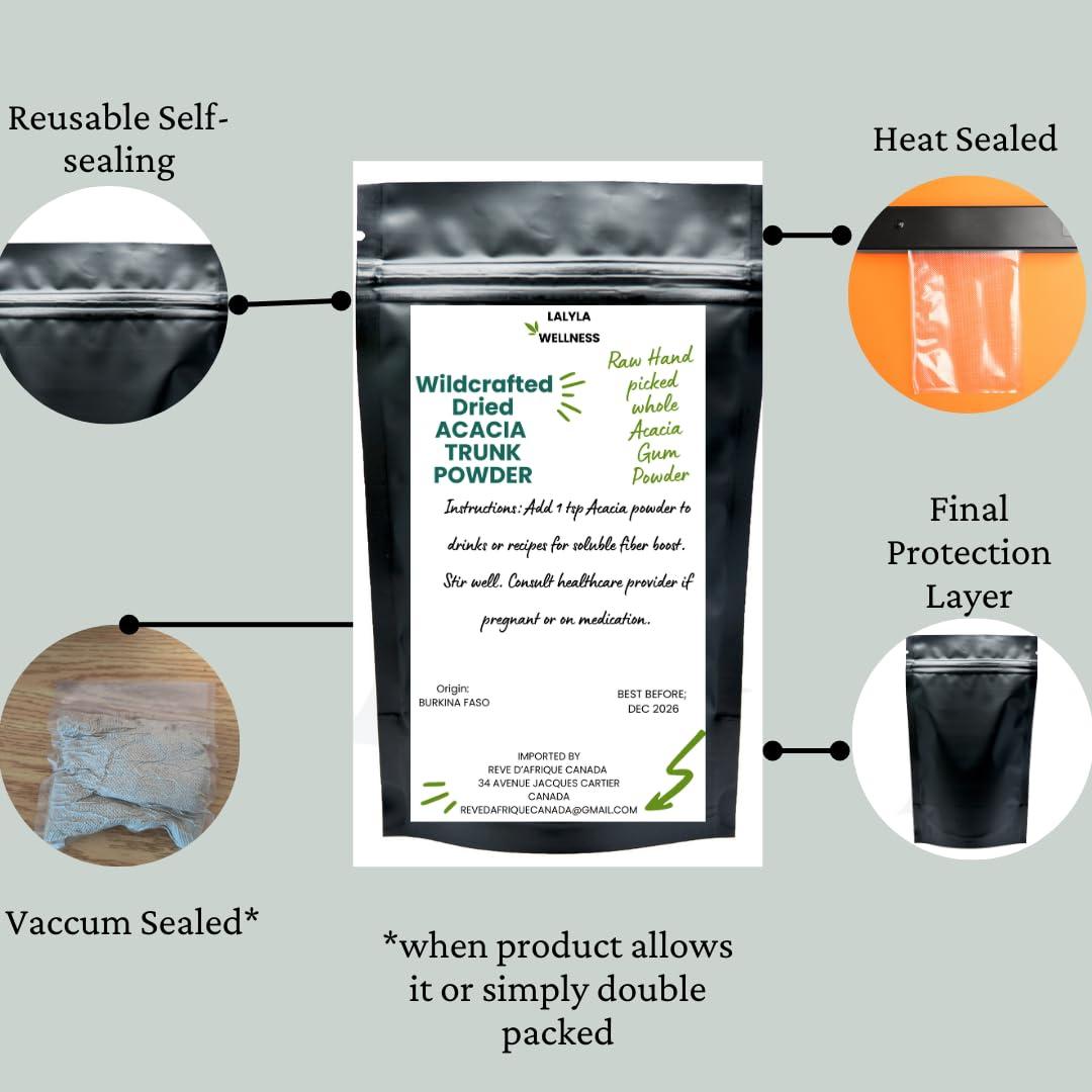 Generic Generic Acacia Fiber Powder - Acacia Senegal Fiber - Grinded Acacia Fiber Powder - Acacia Nilotica - Acacia Fibra Polvo - Poudre de Nep Nep