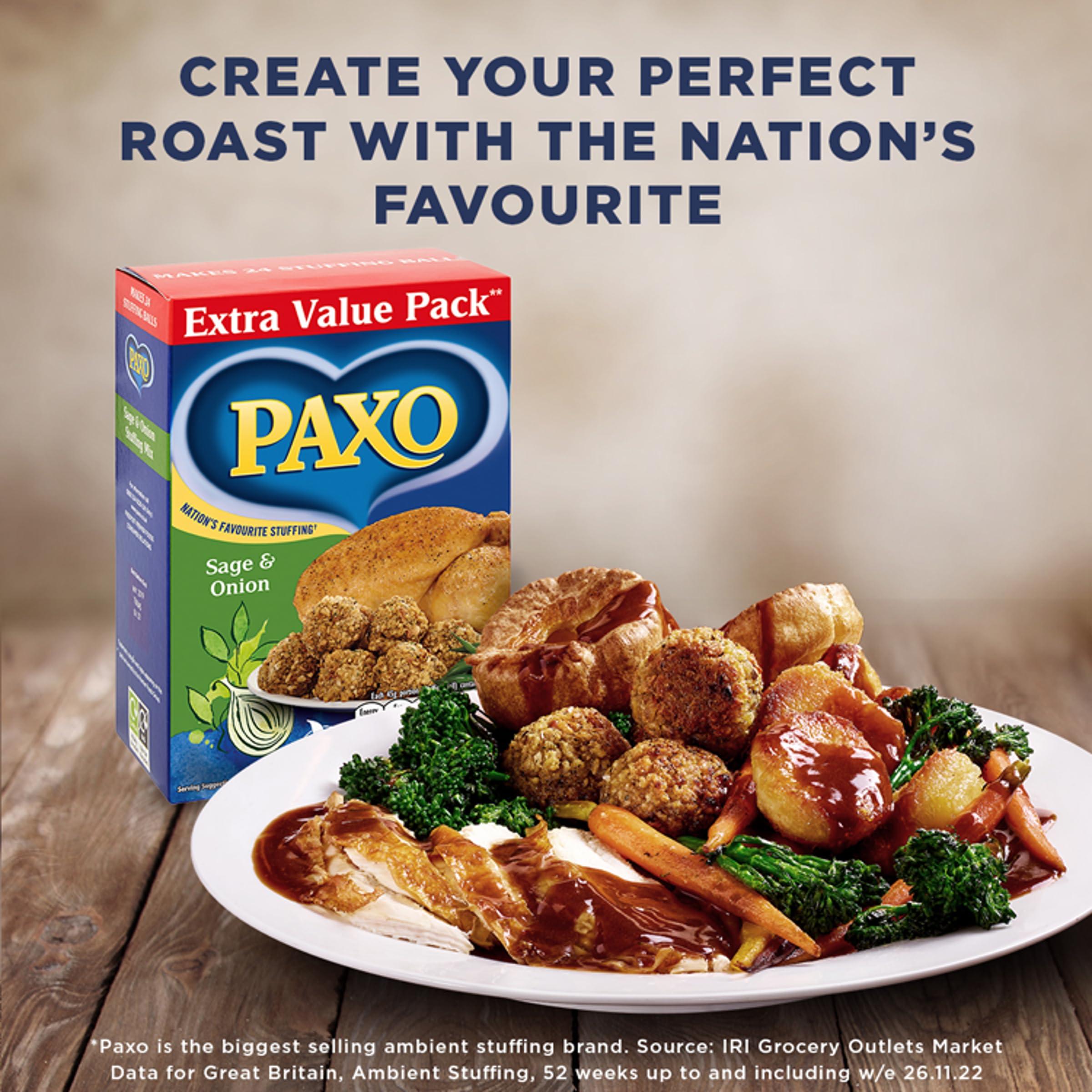 Paxo Paxo Sage & Onion Stuffing (340g) - Pack of 2 by Paxo