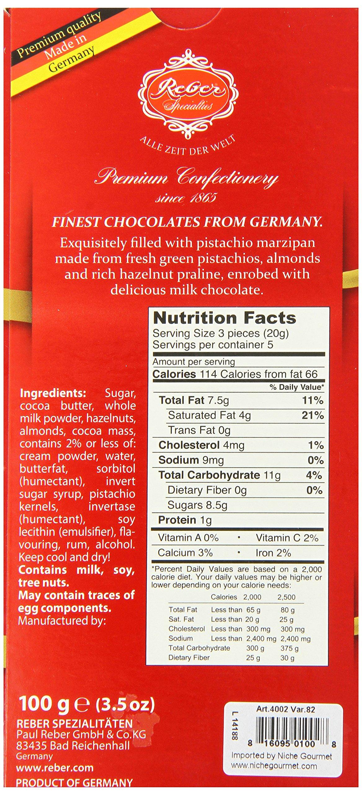 Reber REBER Constance Milk Chocolate Bar, Pack of 2