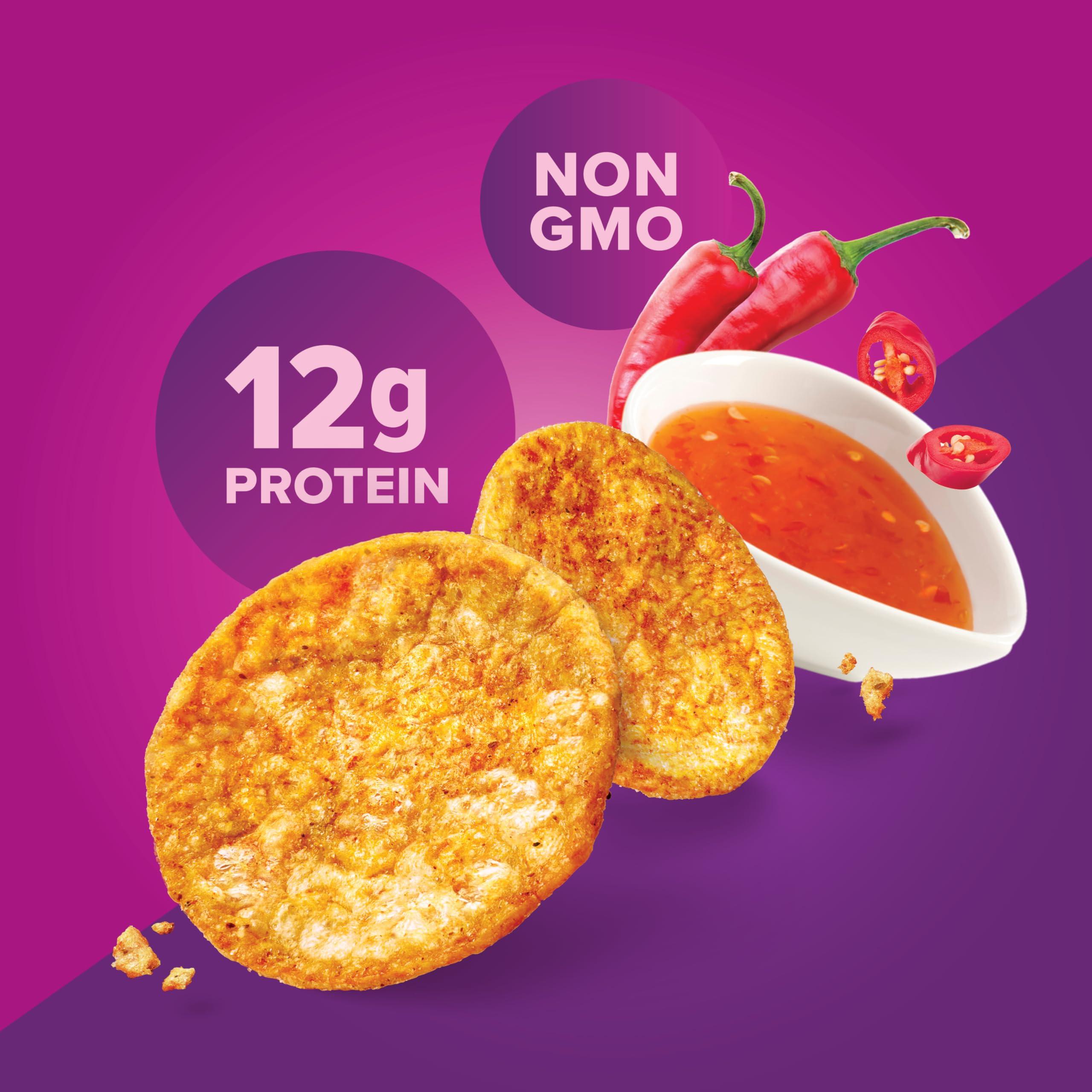 Pure Protein Pure Protein Popped Crisps, Sweet Chili, High Protein Snack, 12G Protein, 1.27oz., 12 Count