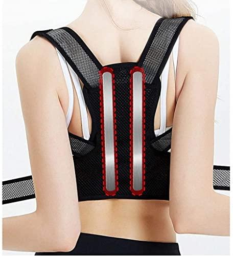 SJHY Posture Corrector Back Brace Straightener for Women Men Teens Adjustable Kyphosis Clavicle Brace Correct Shoulder Posture Support Strap Back Posture (Size : Small)