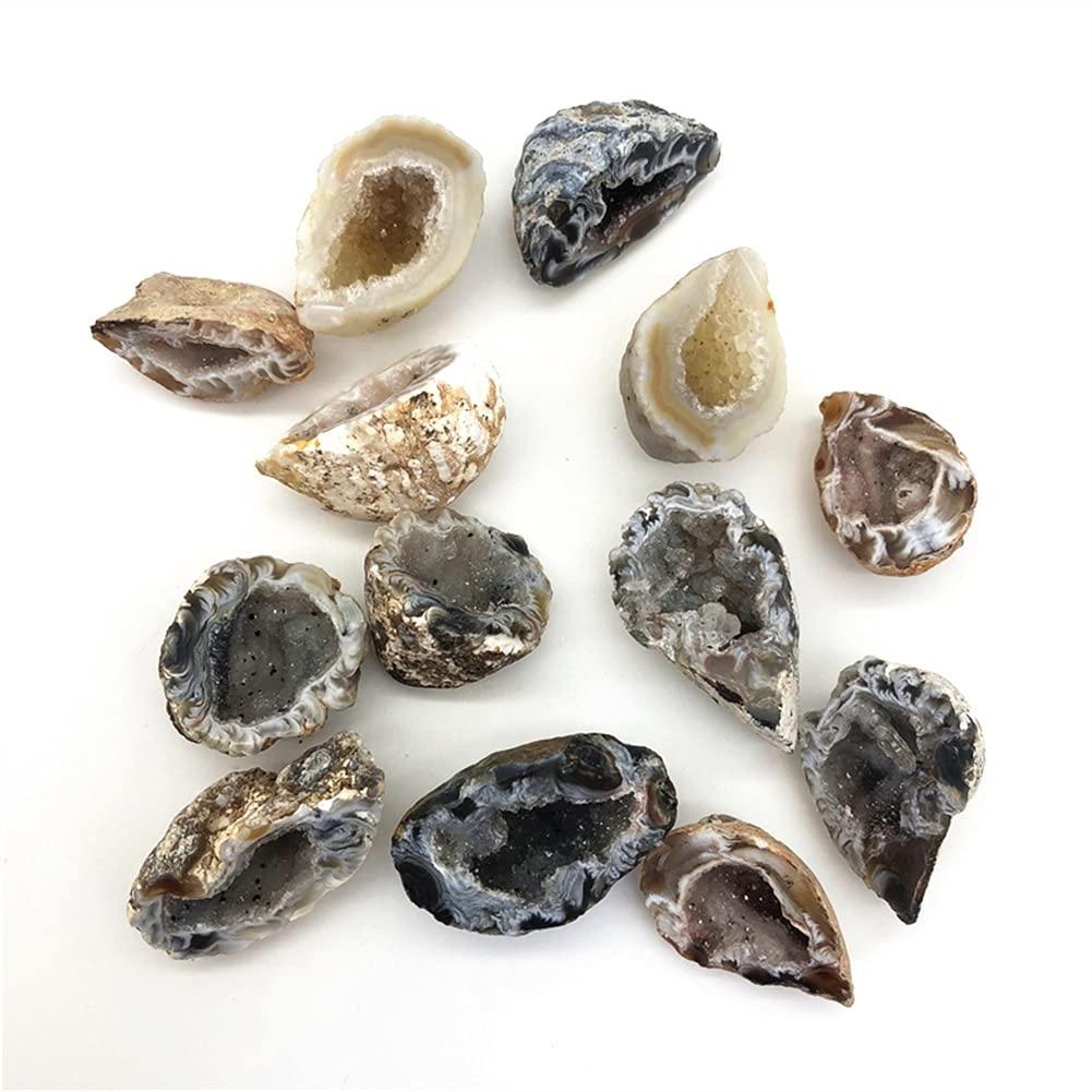 WGPHD WGPHD Health & Household Natural Agate Geode Crystal Hole Mineral Specimen Contains Clean Crystal Clusters Beautiful Stones and Crystals Agate Slice