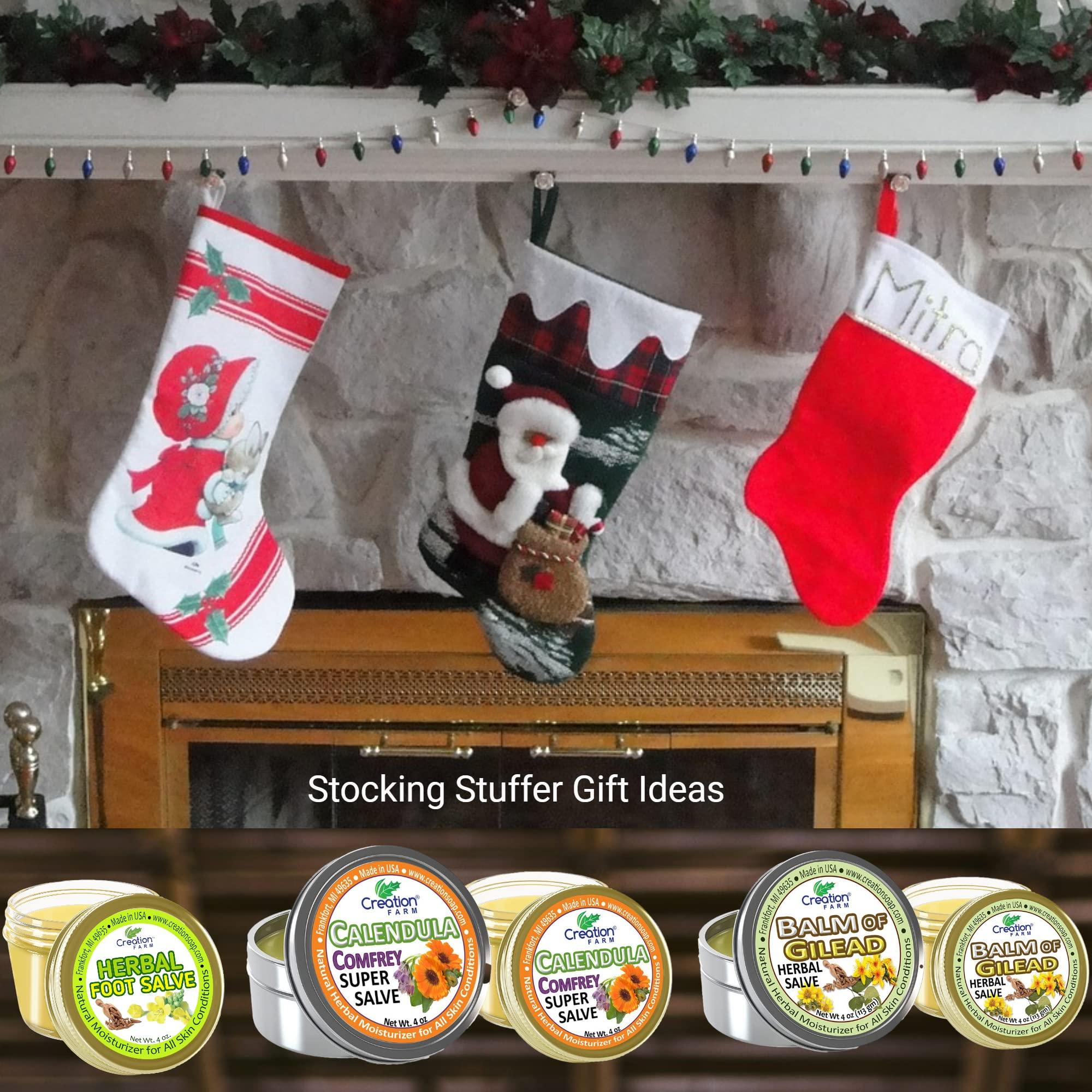 Creation Farm Creation Farm Balm of Gilead Salve - Large 4 Oz Tin - All Botanical Balm of Gilead Bud Ointment, Todos Bálsamo de Galaad pomada botánico