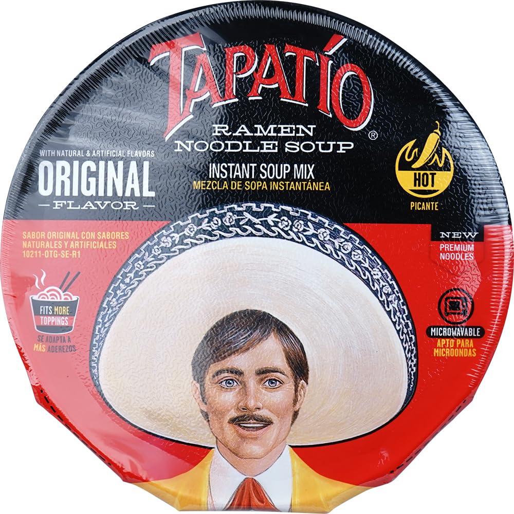 Tapatio Tapatio Ramen Noodle Soup Big Bowl 105g, Original (Bulk Case of 6)