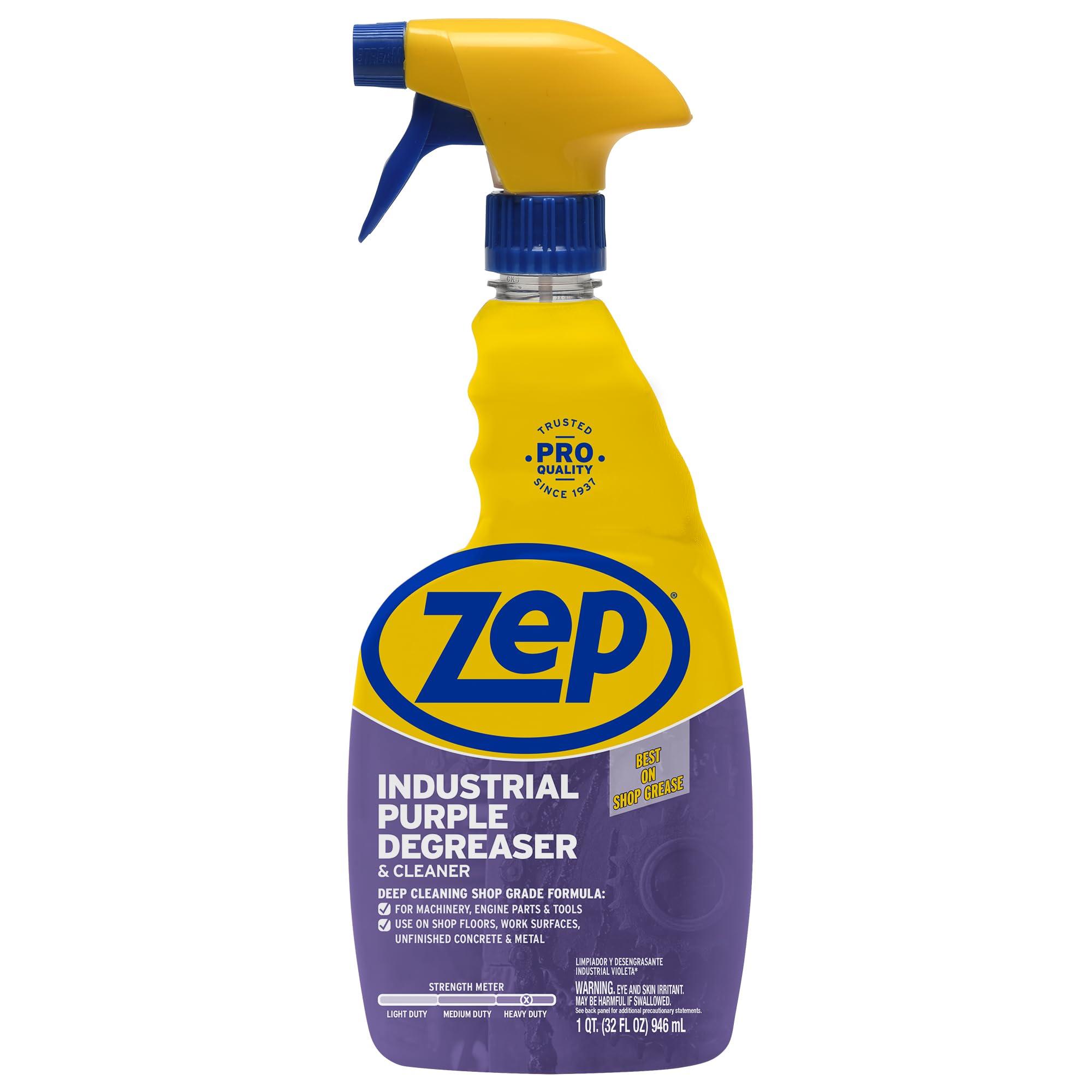 Zep Zep Industrial Purple Cleaner and Degreaser Concentrate - 32 Ounce (Case of 4) R42310 - Easy to Rinse Formula