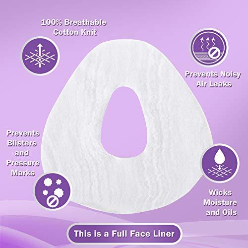 RemZzzs RemZzzs Full Face Cpap Mask Liners (K6-FL) - Reduce Noisy Air Leaks and Painful Blisters - Cpap Supplies and Accessories - Compatible with Fisher Paykel and Hans Rudolph