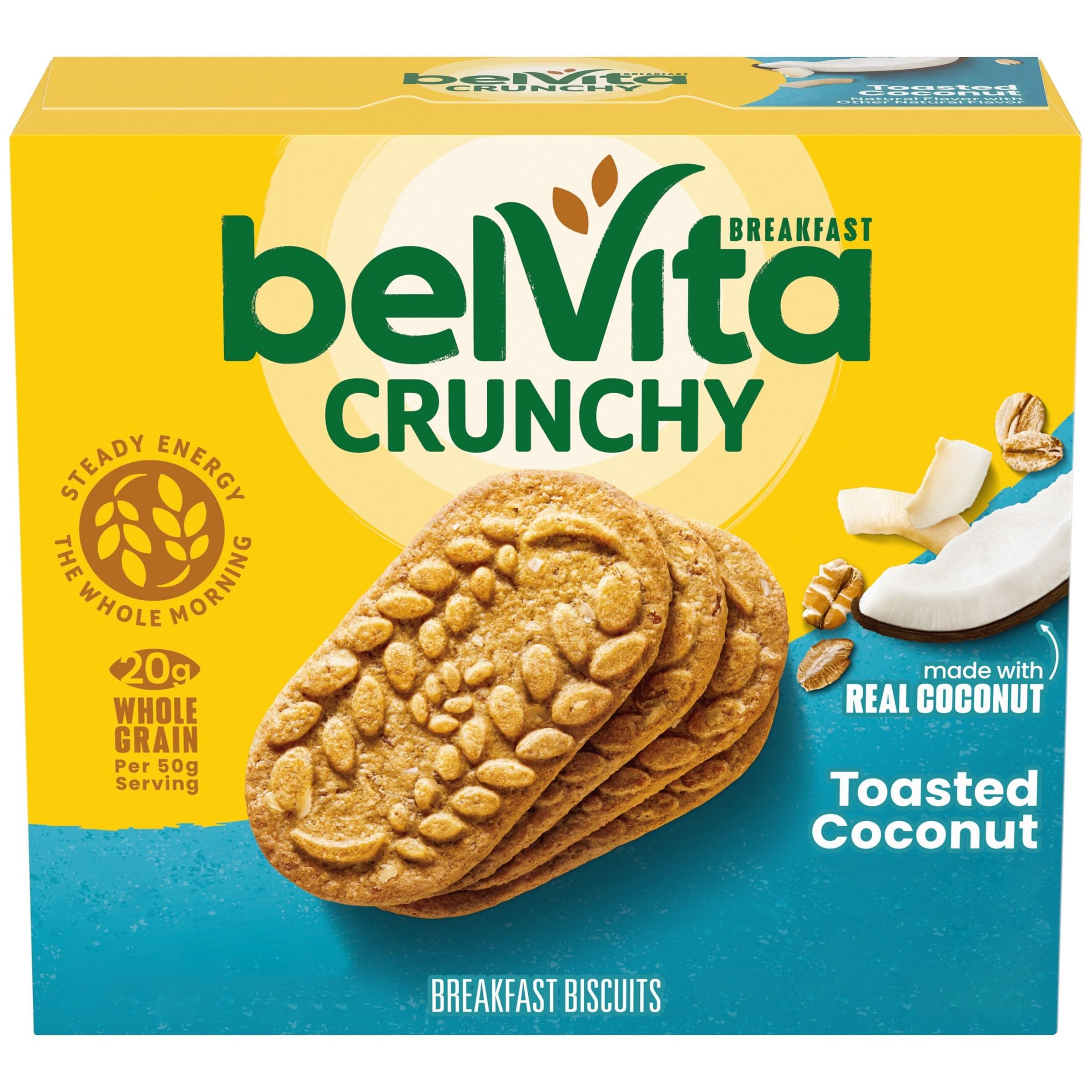 Belvita belVita Toasted Coconut Breakfast Biscuits, 5 Packs (4 Biscuits Per Pack)