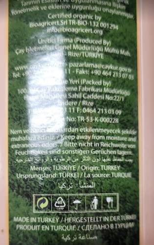 Raykush Art CAYKUR TURKISH ORGANIC ZUMRUT GREEN TEA 125GR CAN