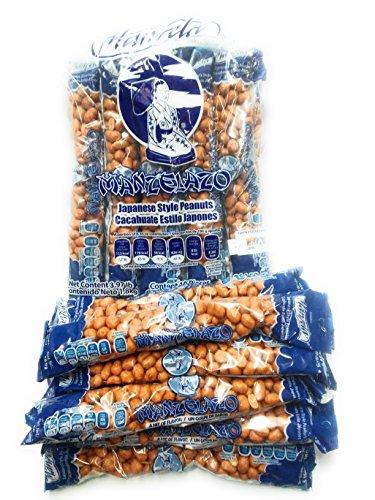 manzela Manzela Japanese Style Peanuts 10 count 6.35oz. each / Cacahuates Estilo Japonés 10pz de 180grs