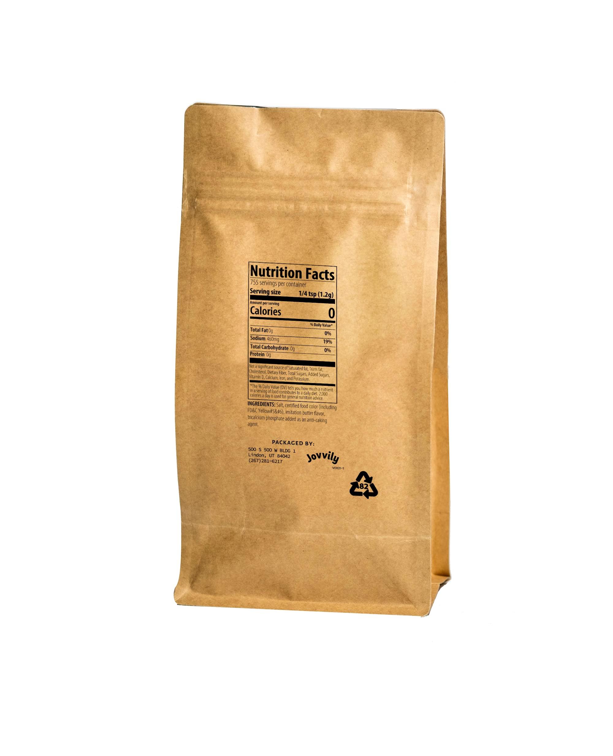 Jovvily Jovvily Buttery Popcorn Salt - 2lb - Theater Style - Tasty Flavor