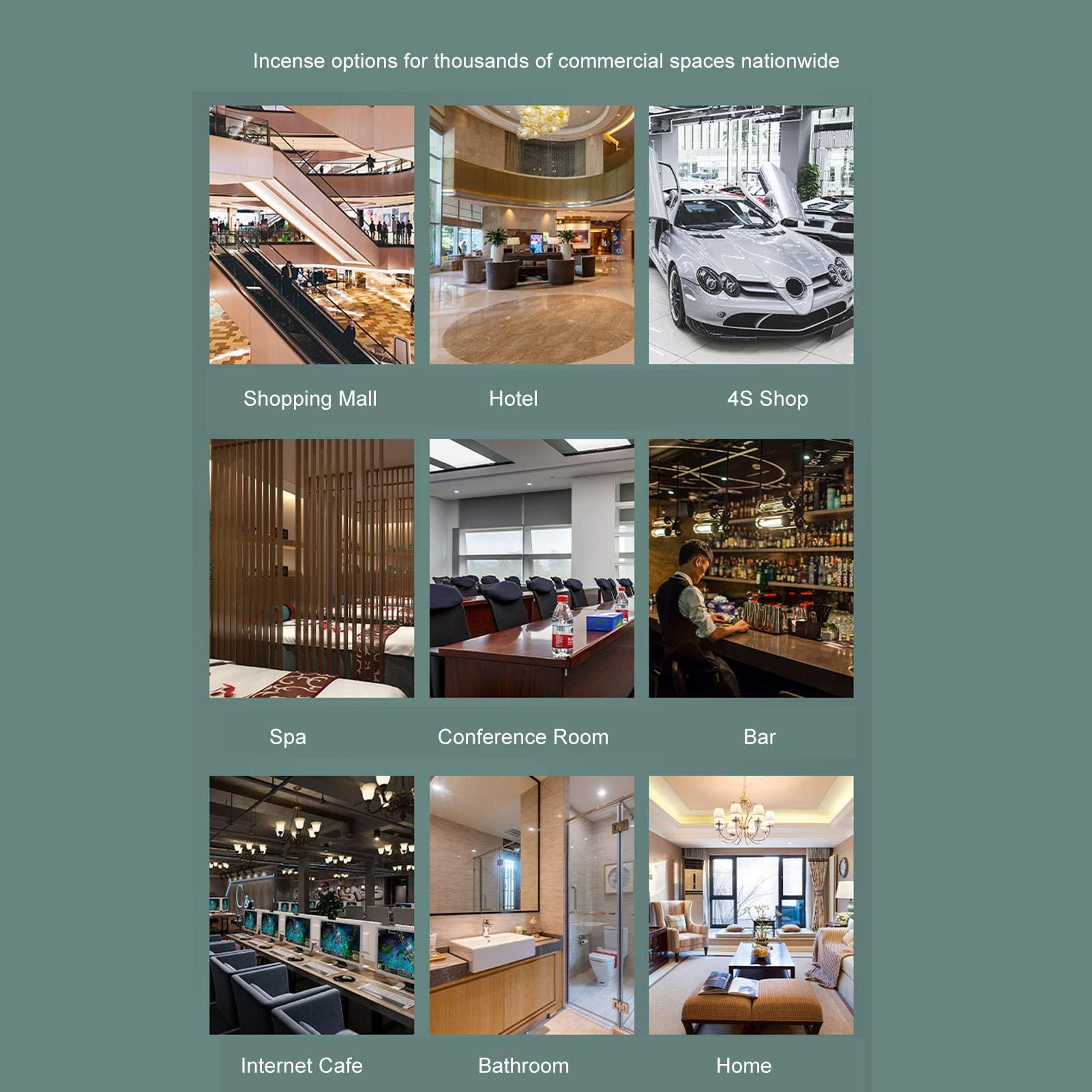 Generic Generic Smart Scent Air Machine Automatic Aroma Diffuser Machine with Nebulizing Technology for Home Hotel Bar KTV US 100240V, Generic9z3078v1pm