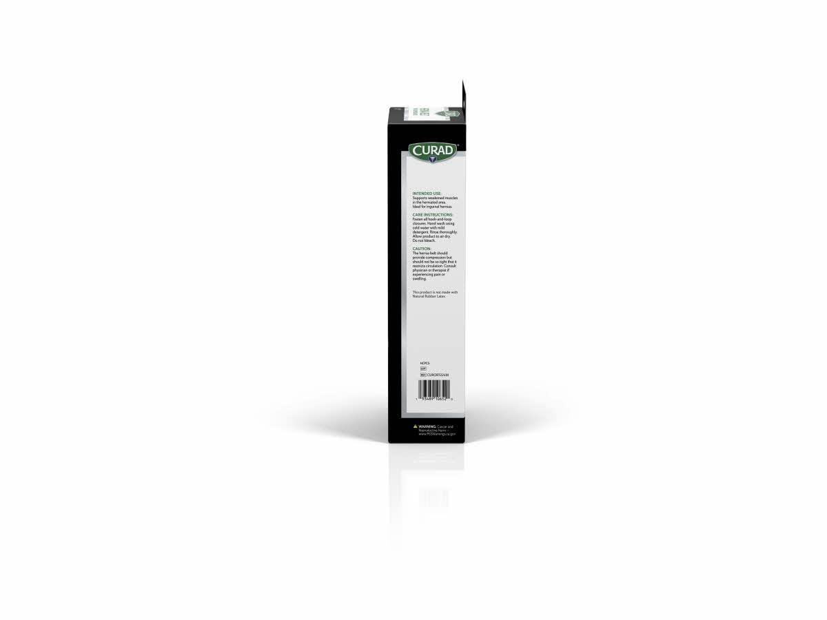 Curad Curad Hernia Belt with Compression Pads, Black, Medium