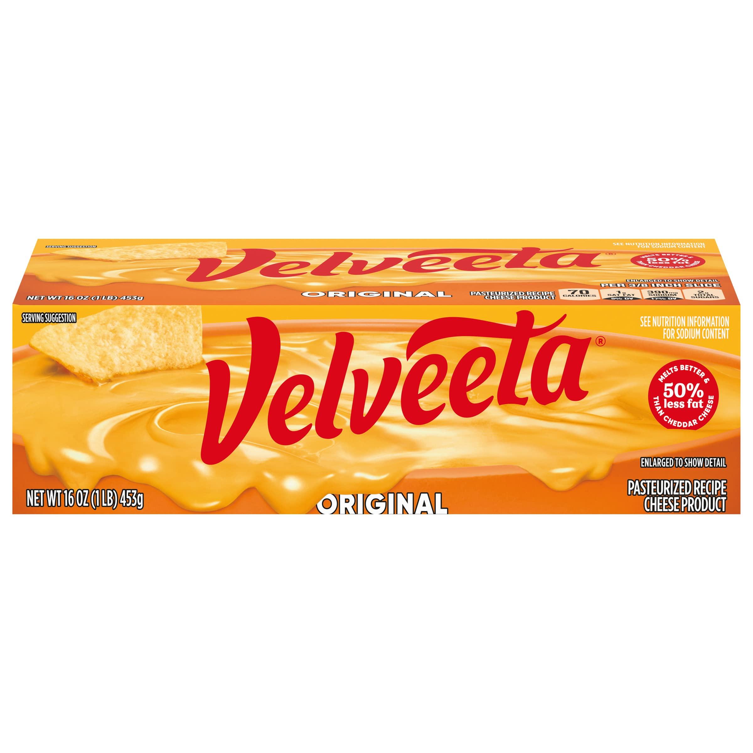 Velveeta Velveeta Original Pasteurized Recipe Cheese Product, 16 oz Block