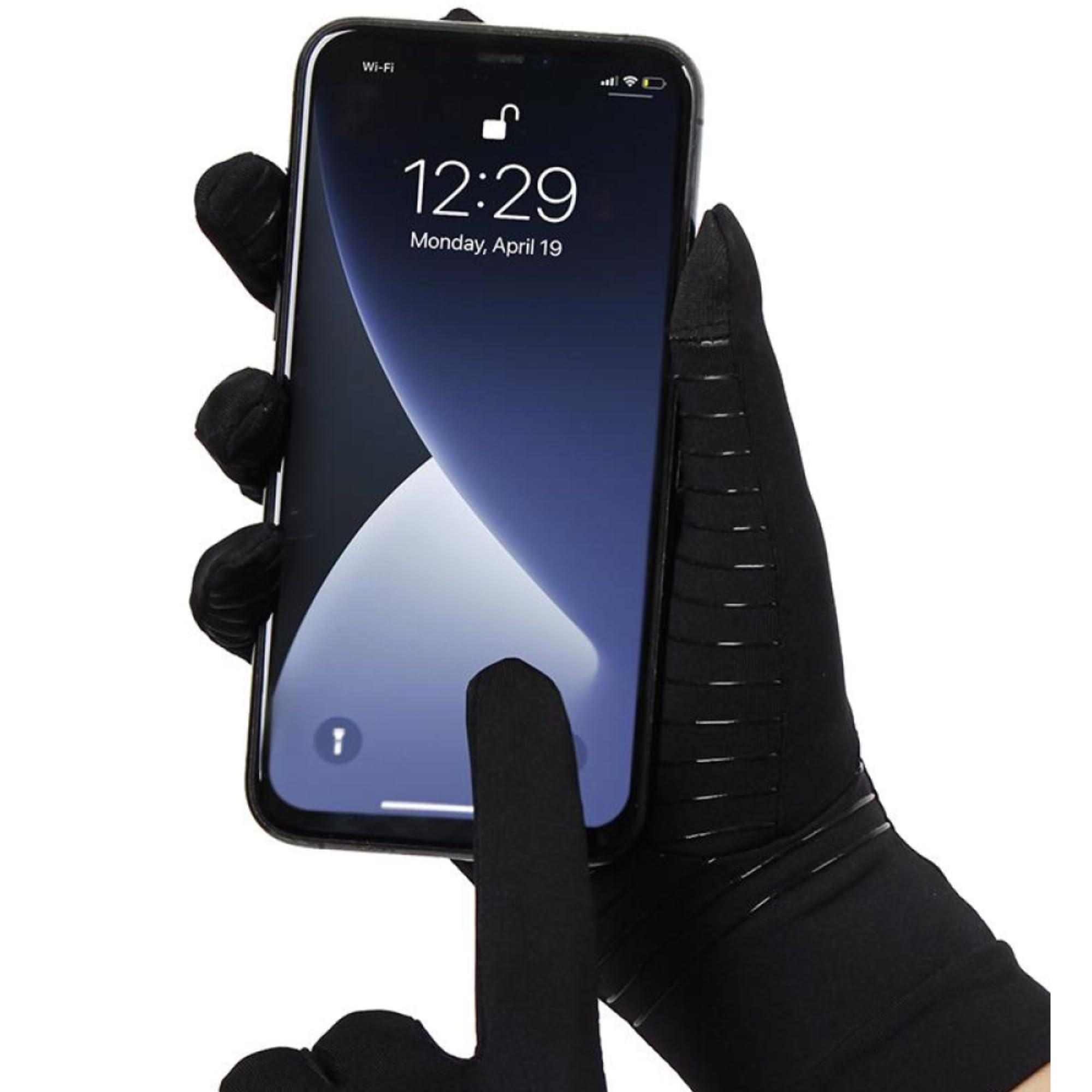 Copper Compression Copper Compression Full Finger Arthritis Gloves - Palm Grips - Touch Screen Fingertips - Compression Support for Carpal Tunnel, Pain Relief, Tendonitis - Fits Men & Women - 1 Pair - XL