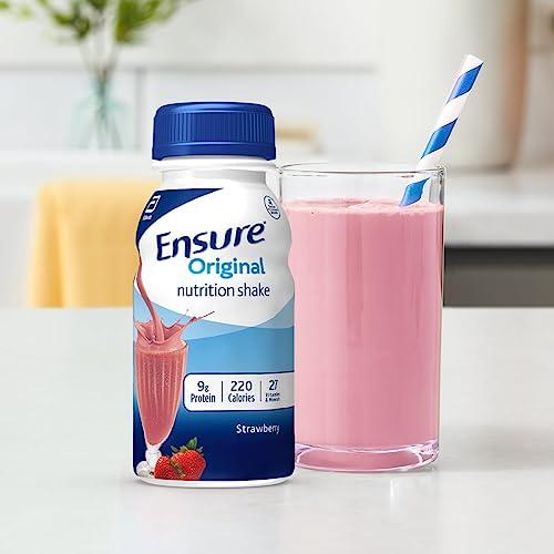 Ensure Ensure Original Strawberry Nutrition Shake | Meal Replacement Shake | 24 Pack