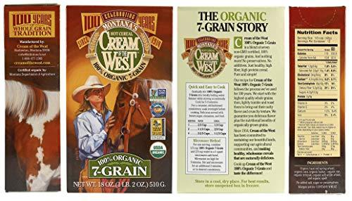 Cream of the West Cream of the West, 100% Organic Hot Cereal, 7-Grain - 18 oz. Single Box