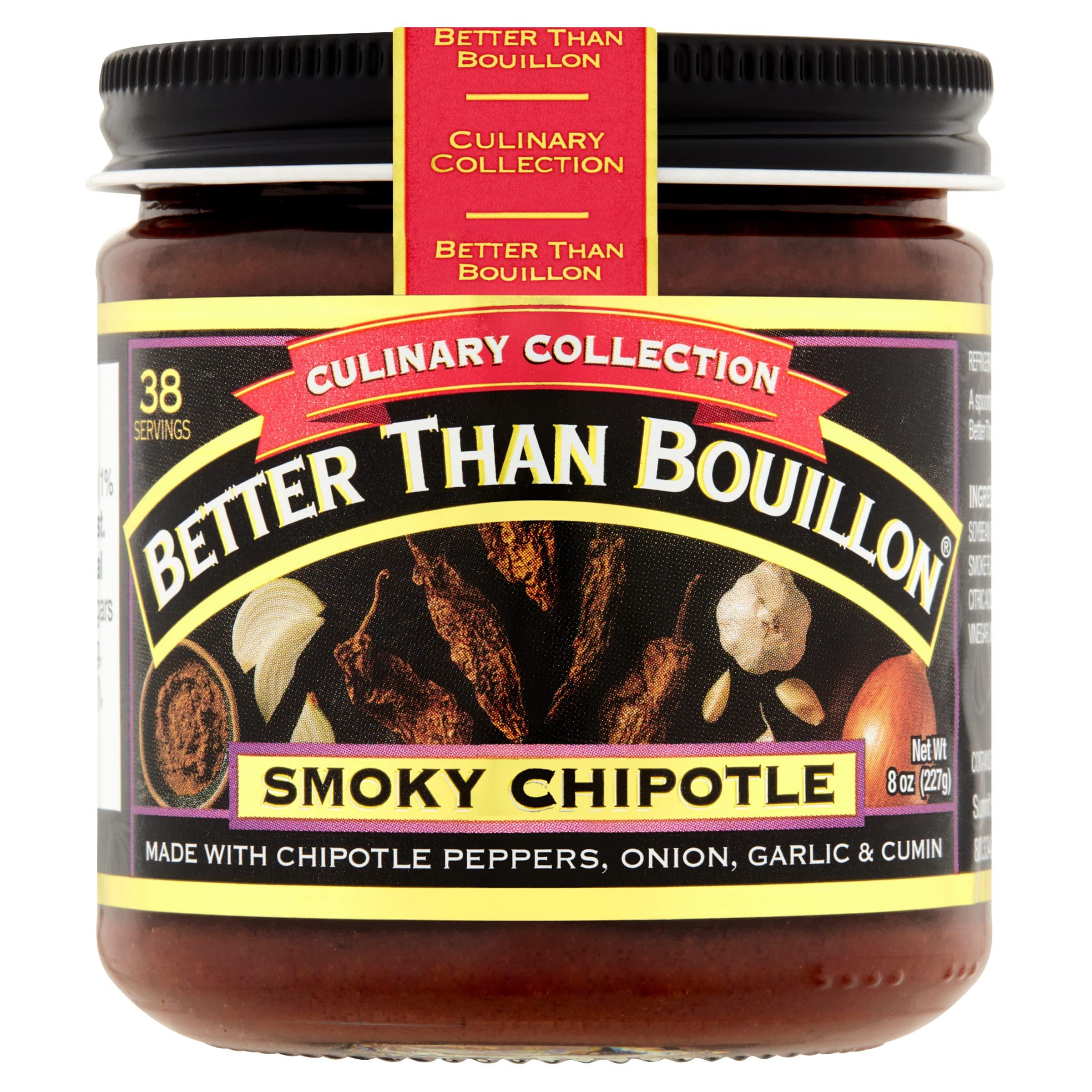 Better Than Bouillon Better Than Bouillon Culinary Collection Base, Smoky Chipotle Base, Contains 38 Servings Per Jar, 8-Ounce Glass Jar (Pack of 2)