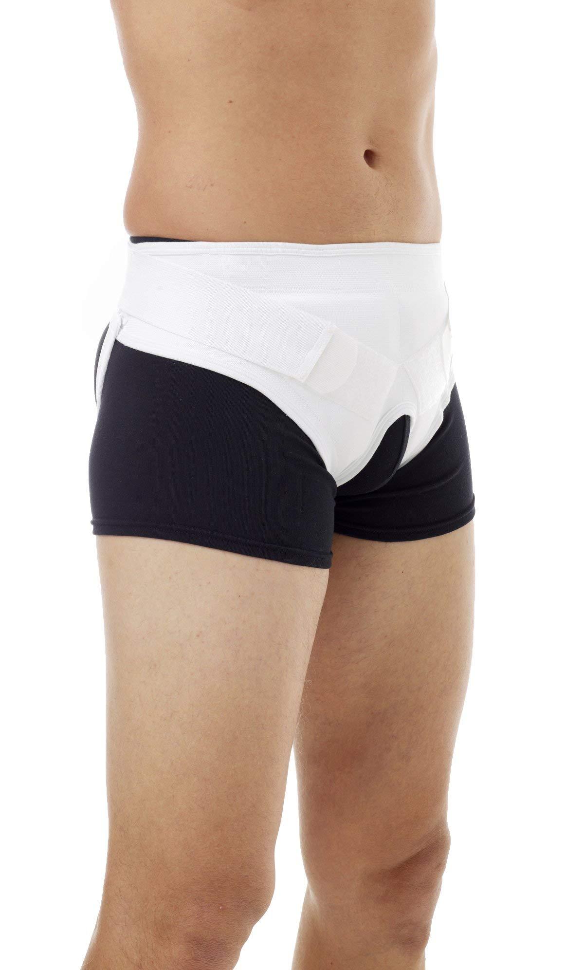 Underworks Underworks Inguinal Hernia Support Brace XLarge 41-44 Waist White