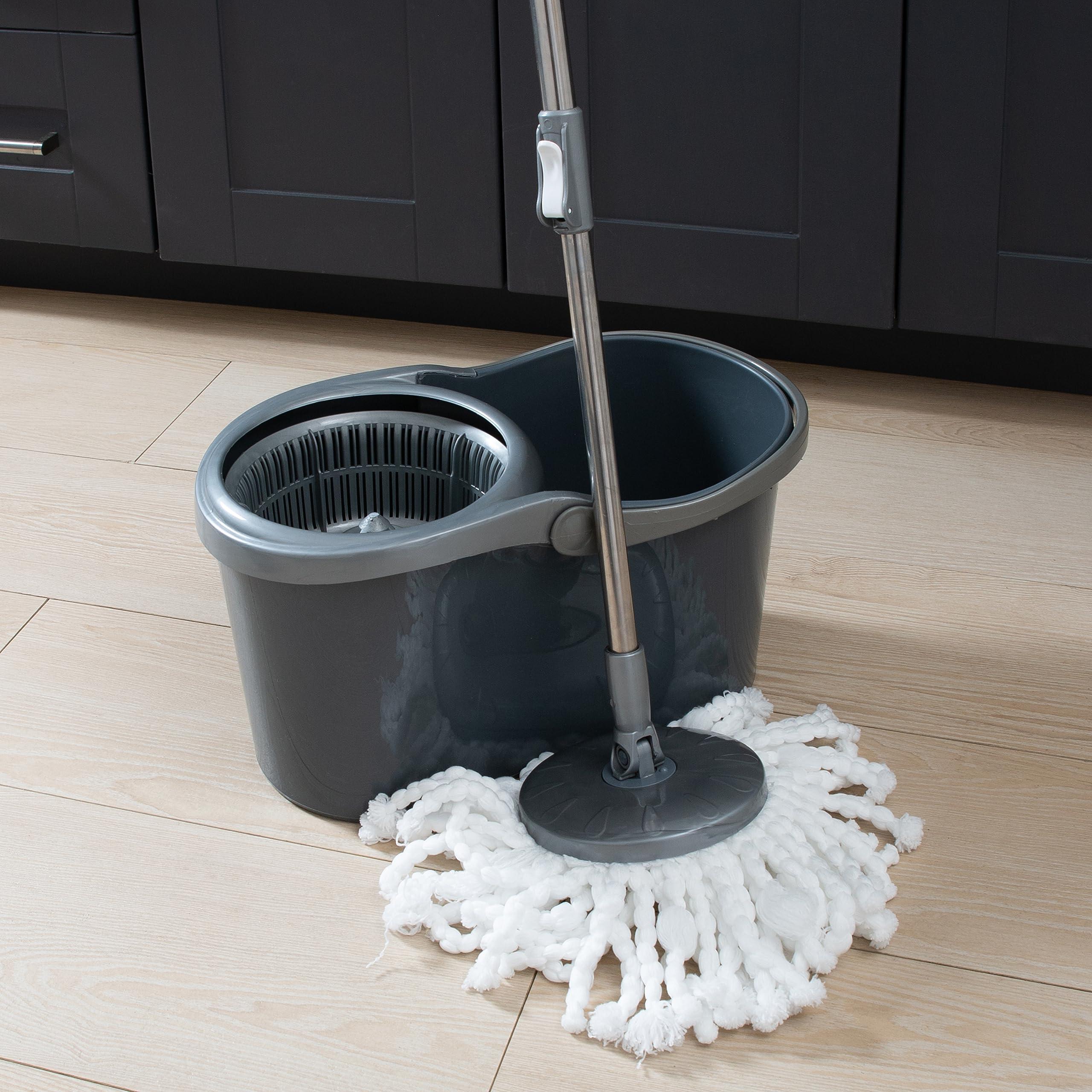 Simplify Simplify Self Wringing Mop & Bucket Set | 16 Liter | Extendable Handle | Gentle on Floors