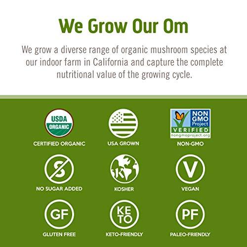 Om Mushroom Superfood Om Mushroom Superfood Reishi Organic Mushroom Powder, 3.5 Ounce, 50 Servings, Adaptogen, Stress & Immune Support, Superfood Mushroom Supplement