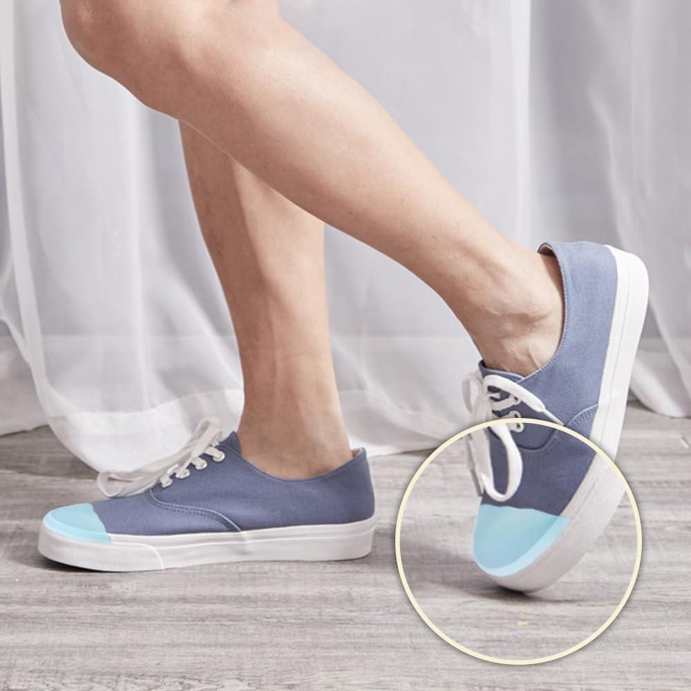 Dr.Foot Dr.Foot Shoe Filler Inserts for Loose Shoe, Toe Filler Cushion Inserts for Shoe Too Big, Big Shoe Fillers Make Shoes Fit for Casual Sports High Heels Boots (Medium: Half to One Size Bigger, Blue)