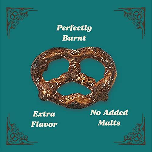 UNIQUE SNACKS Unique Snacks Extra Dark Splits Pretzels, Original Split-Open Pretzels, Delicious Homestyle Baked Snack Bag, Vegan, OU Kosher, and Non-GMO Food, No Artificial Flavor, 11 Oz. Bag, Pack of 6