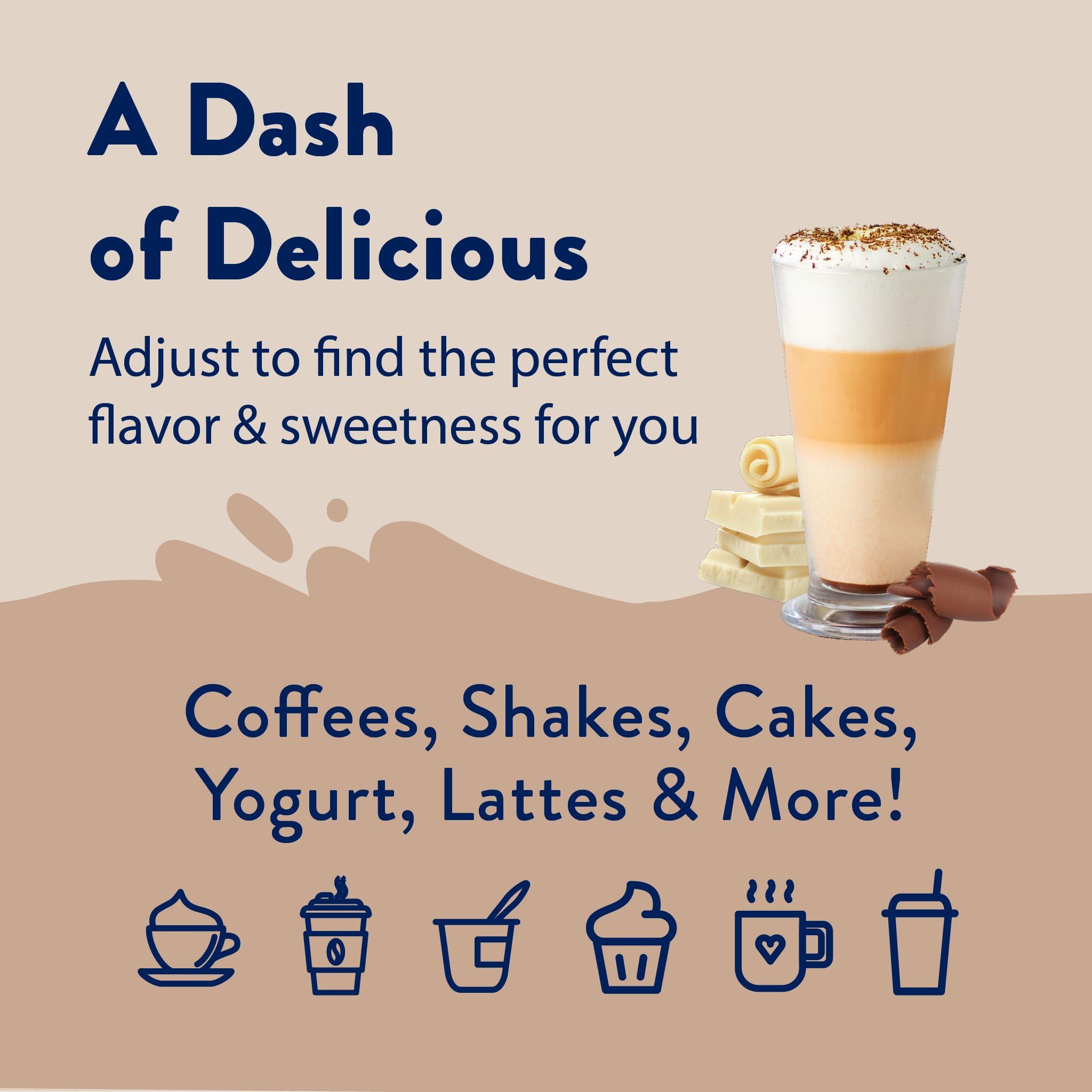 Jordan's Skinny Mixes Jordan\'s Skinny Syrups Sugar Free Coffee Syrup, White Chocolate Mocha Flavor Mix, Zero Calorie Flavoring for Chai Latte, Protein Shake, Cocktail & More, Gluten Free, Keto Friendly, 25.4 Fl Oz, 1 Pack