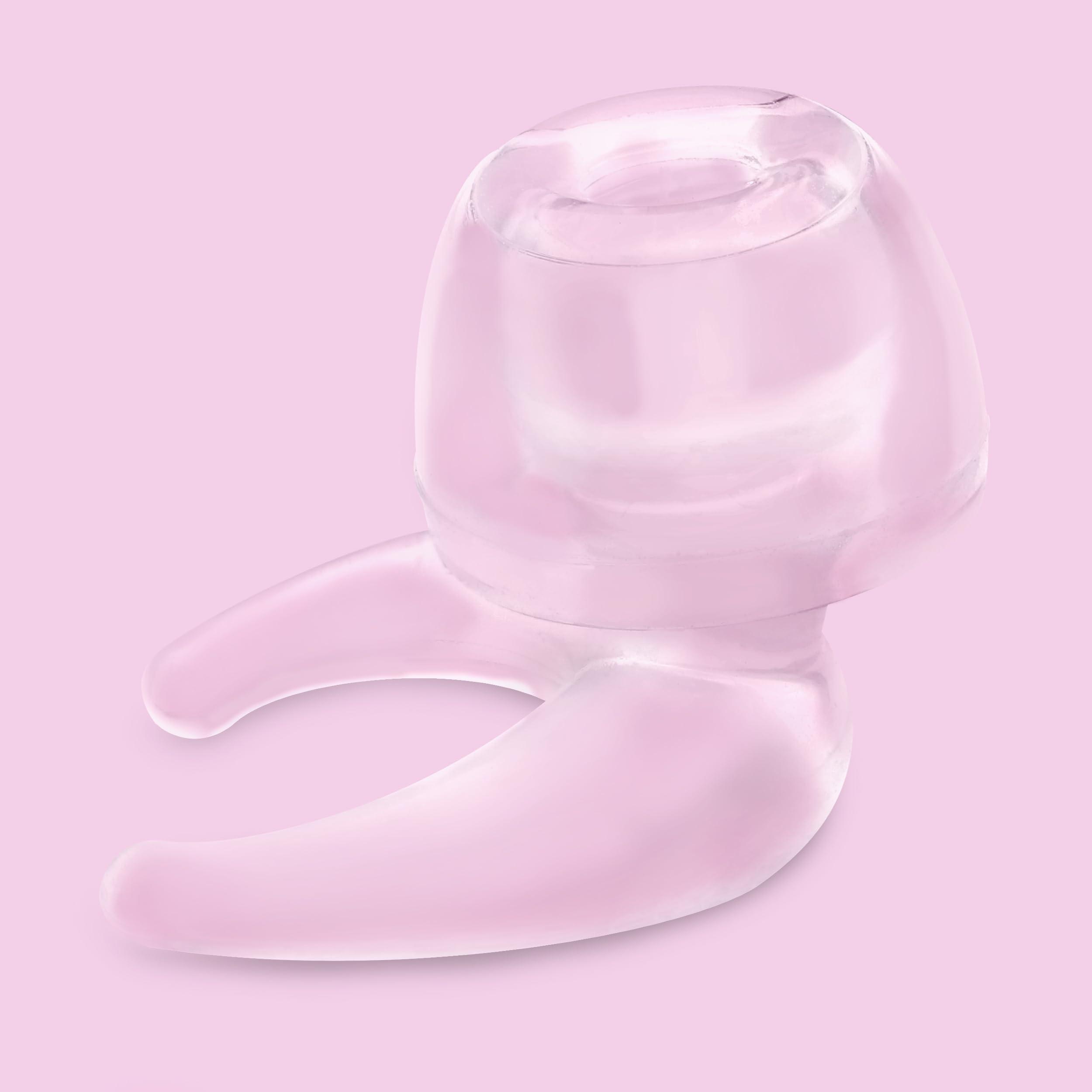 Invisabuds Invisabuds Clear Ear Plugs for Noise Reduction Super Soft, Reusable Hearing Protection in Flexible Silicone for Concerts, Noise Sensitivity - 4 Ear Tips in XS/S/M/L Around 26dB Noise Reducing