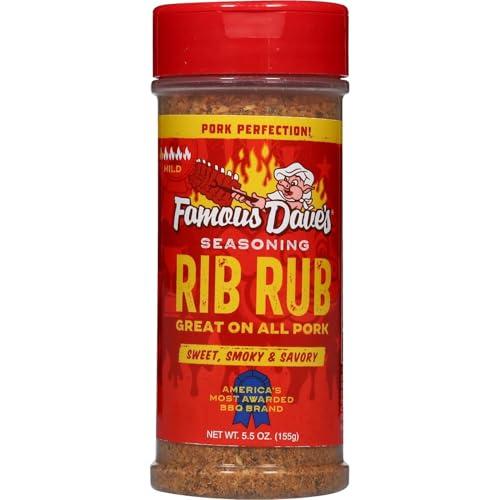 Famous Dave\'s Famous Dave\'s Seasoning Variety 3-Pack, Cajun Spice Rub, Steak & Burger Seasoning And Rib Rub for Grilling Pork or Beef