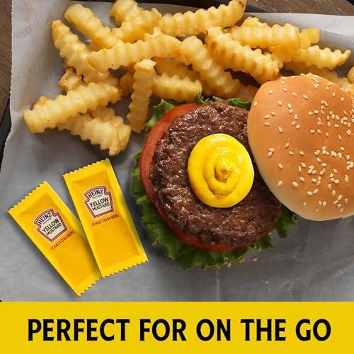 Heinz Heinz Mild Mustard Single Serve Packet (0.2 oz Packets, Pack of 200)