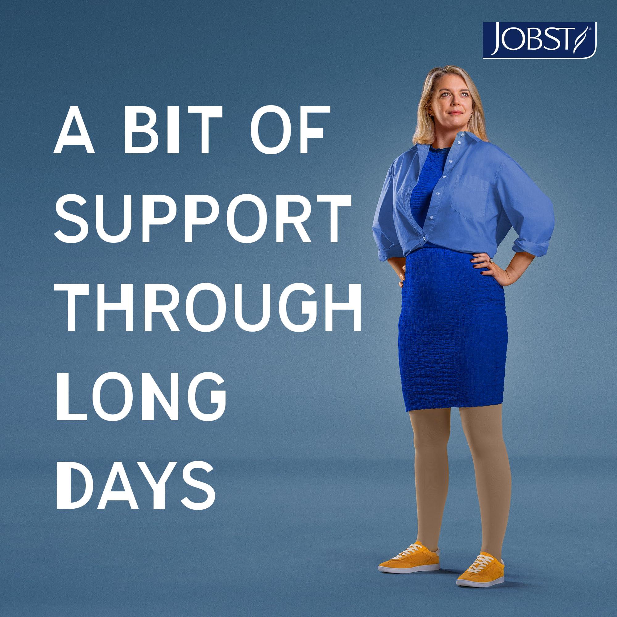 JOBST JOBST Relief Knee High Graduated Compression Socks, 20-30 mmHg - Comfortable Unisex Design - Closed Toe, Black, X-Large