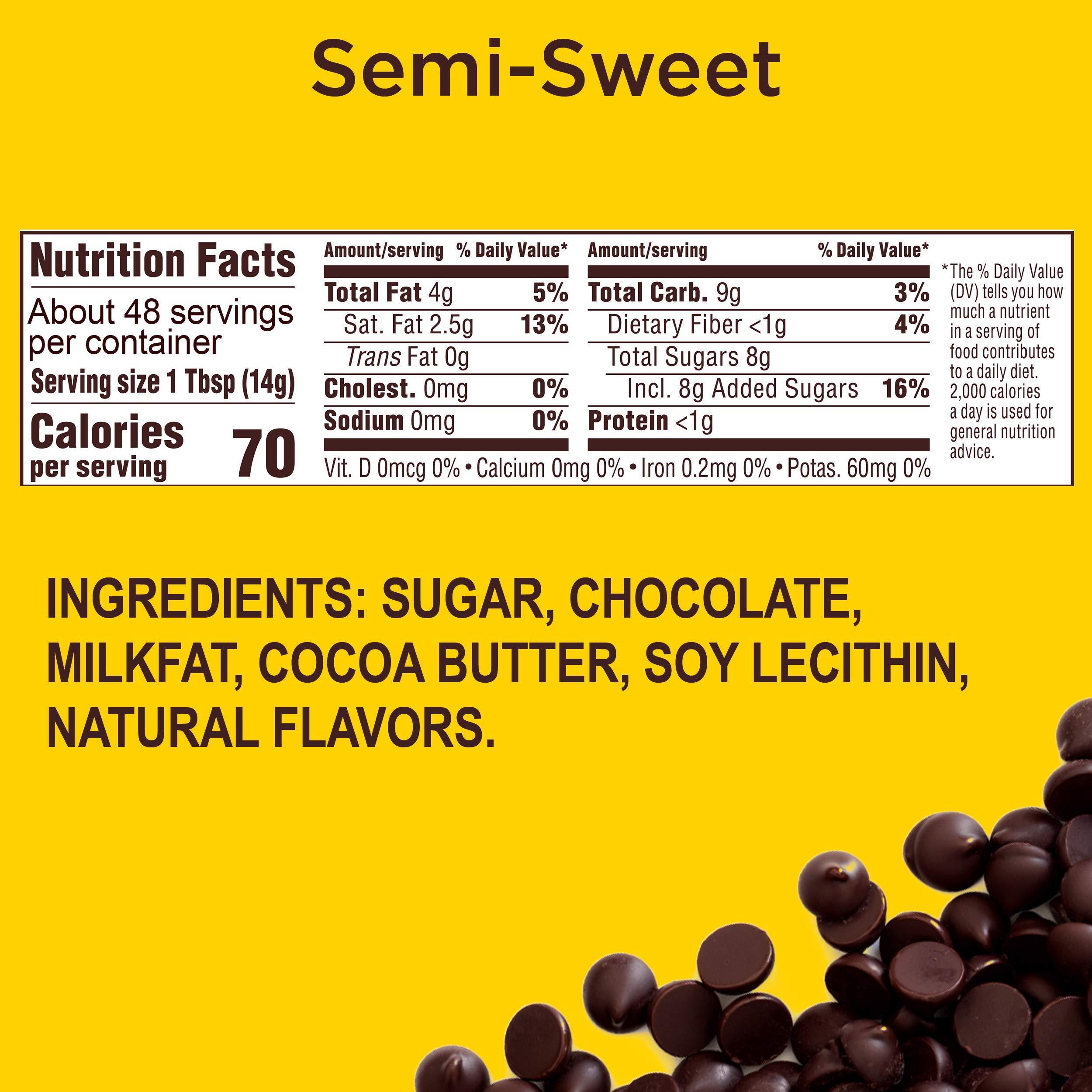 Nestle Nestlé Toll House Chocolate Chips, Pack of 3 – Includes Two, 12 oz. Bags of Semi-Sweet Chocolate Chips and One, 10 oz. Bag of Dark Chocolate Chips