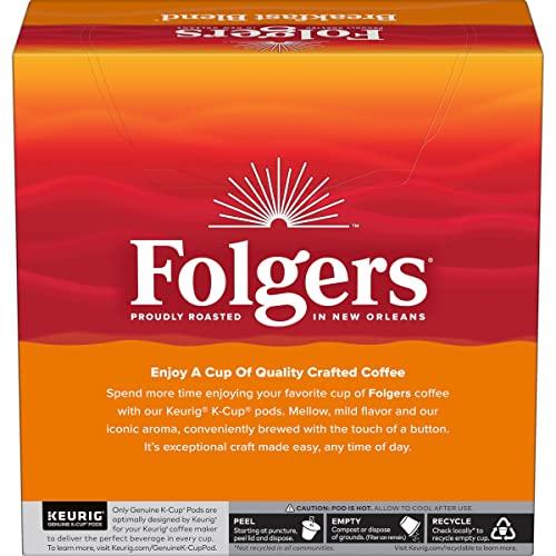 FOLGERS K CUPS Folgers Breakfast Blend Mild Roast Coffee, 128 Keurig K-Cup Pods