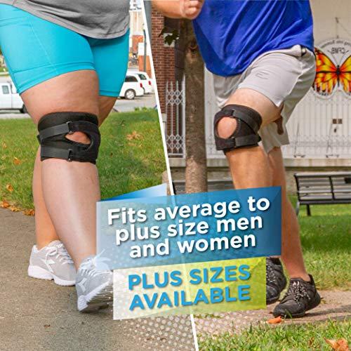 BraceAbility BraceAbility Short Patellar Tracking Knee Brace - Pull-On Running, Exercise, Athletic Support Stabilizer for Post Kneecap Dislocation, Tendonitis, Patellofemoral Pain and MCL/LCL Injuries (Small)