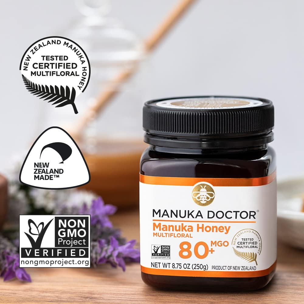 Manuka Doctor Multifloral Manuka Honey MGO 80+ (8.75 OZ)