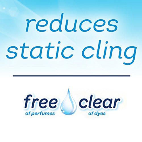 all all Fabric Softener Dryer Sheets for Sensitive Skin, Free Clear, 80 Count