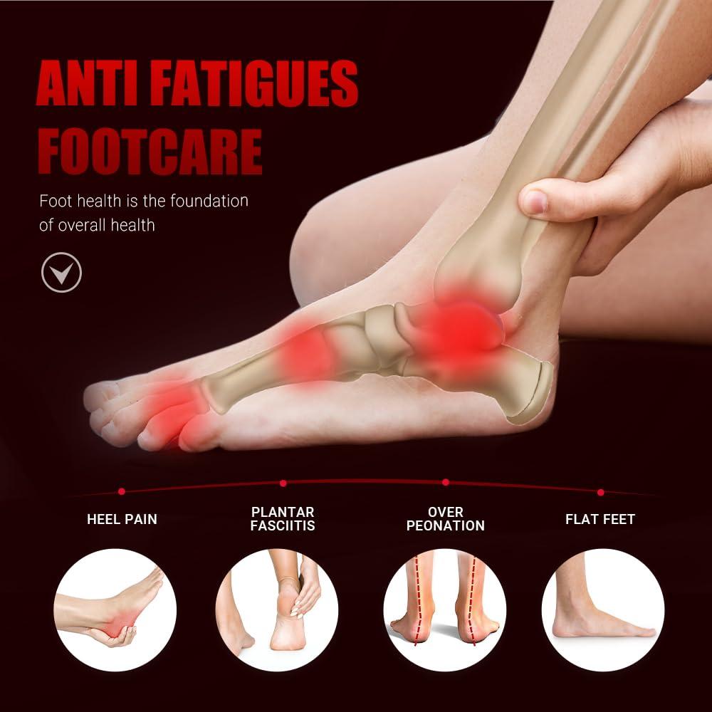 VALSOLE VALSOLE 220+ lbs Plantar Fasciitis High Arch Support Insole for Men Women,Heavy Duty Support Pain Relief Orthotics Insert,Relieve Flat Feet,High Arch,Foot Pain,Standing All Day Boot Work Shoe Insole