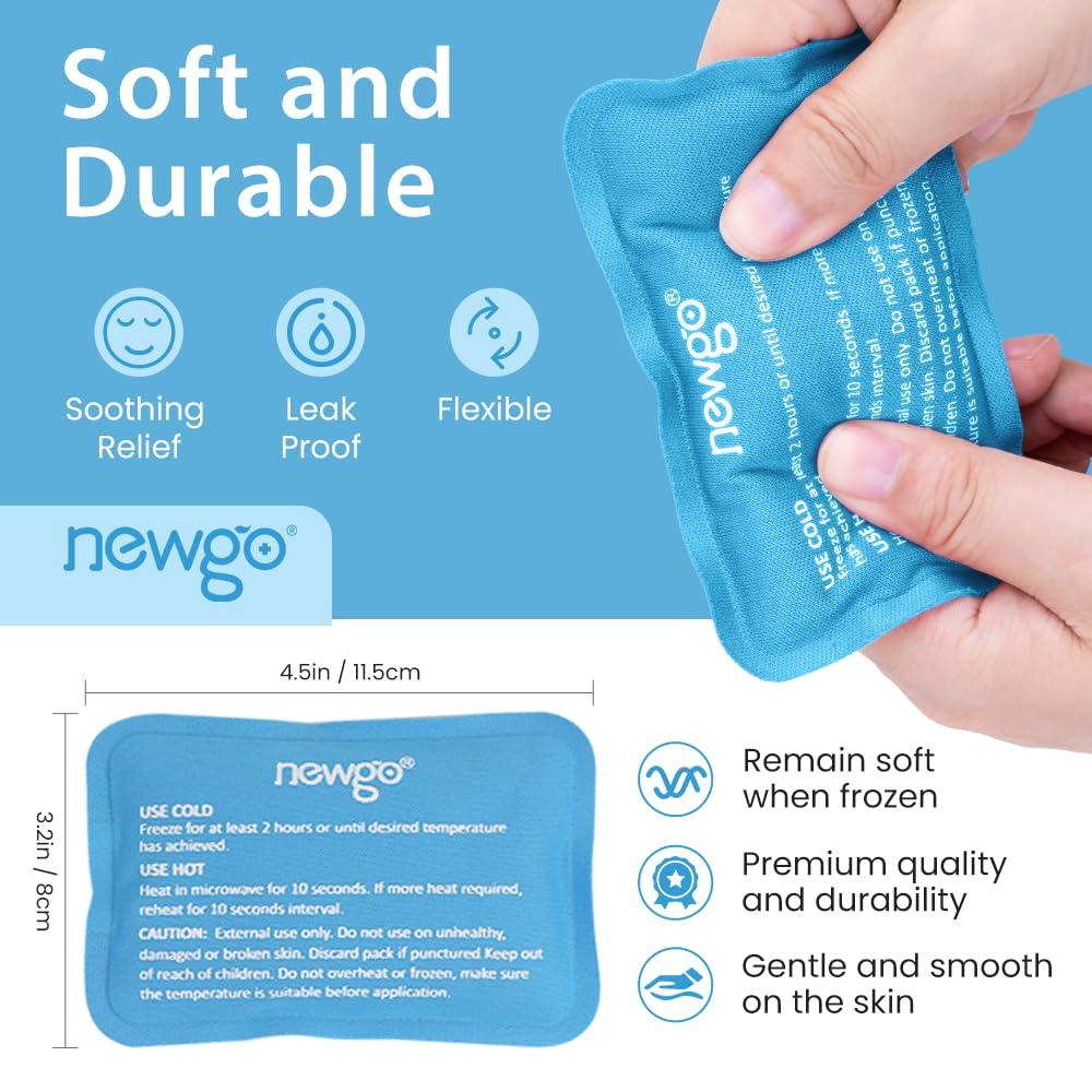NEWGO NEWGO Bundle of Mini Ice Pack and Refillable Ice Pack 6 Pack