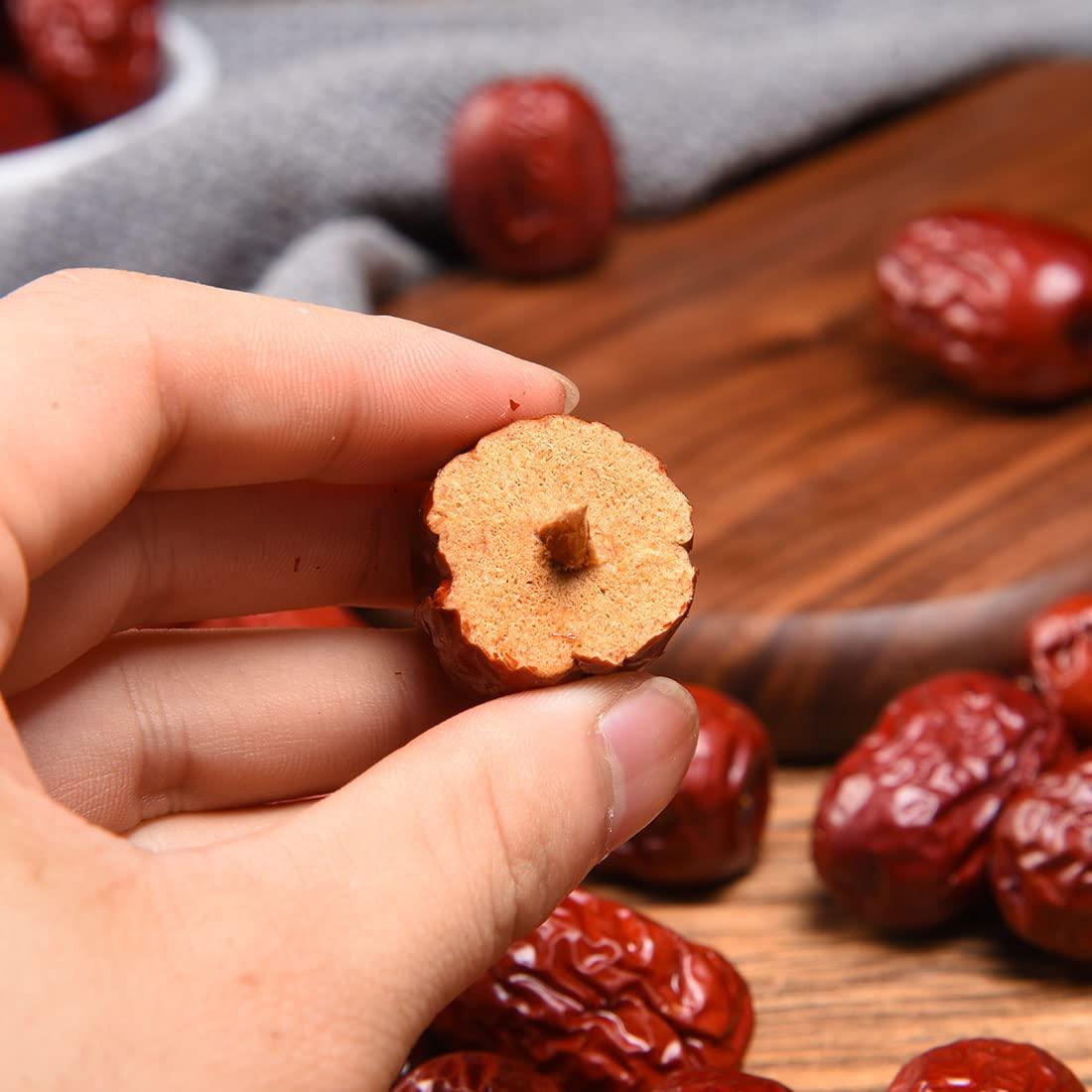 ULTHMOK Premium Jujube Red Dates 1LB/453g,Selected Dried Fruit,Big & Delicious,100% Natural ??