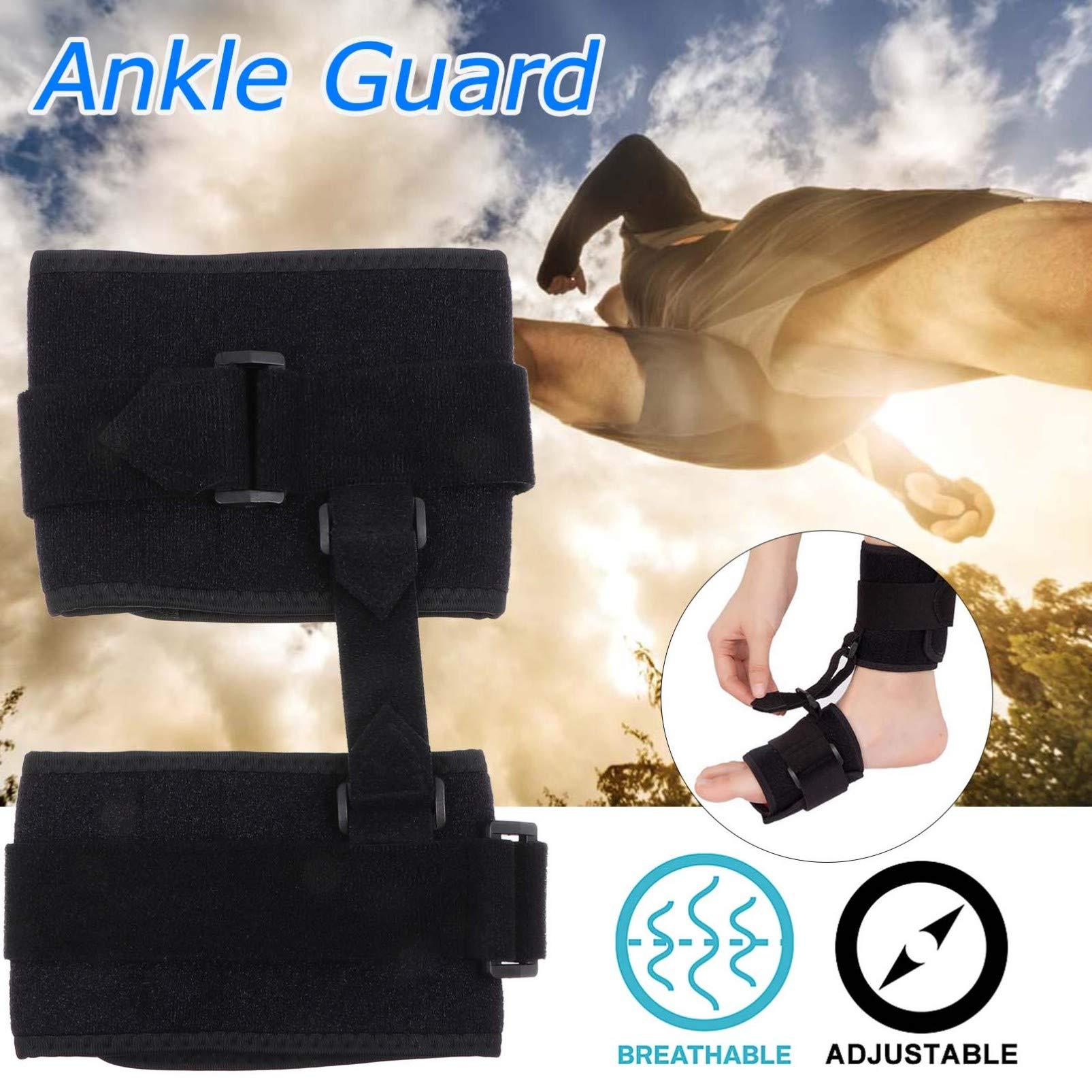 Healifty Healifty Foot Drop Corrector Ankle Support Brace Foot Splint Night Splint Tool Stand Ankle Support Wrap Sprained Ankle Foot Foot Orthotic Tool Football Bracket Protector