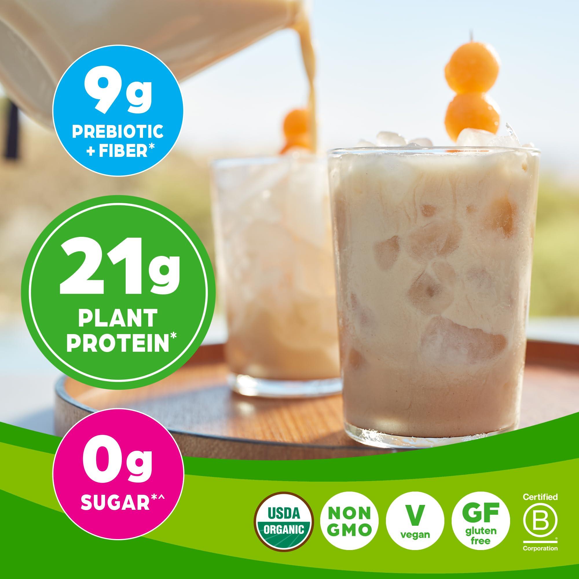 Orgain Orgain Organic Vegan Protein Powder, Horchata - 21g Plant Based Protein, 9g Prebiotic Fiber, Low Net Carb, No Lactose Ingredients, No Added Sugar, Non-GMO, For Shakes & Smoothies, 2.03 lb